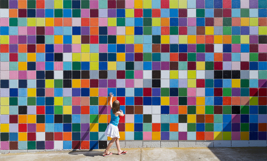 Murals of La Jolla--Favorite Color