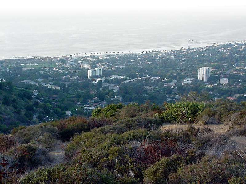 Aerial view of La Jolla Shores